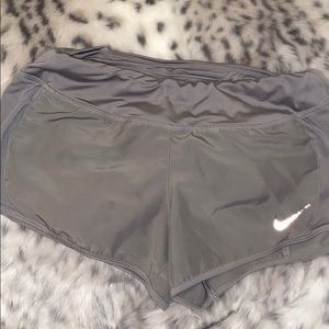 nike grey running shorts - $35